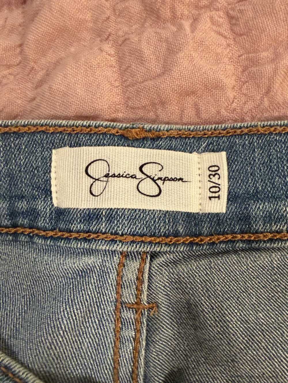 Jessica Simpson Women’s Dance the Night Away Wide Leg Boyfriend Jeans, Size 10 - Picture 6 of 12